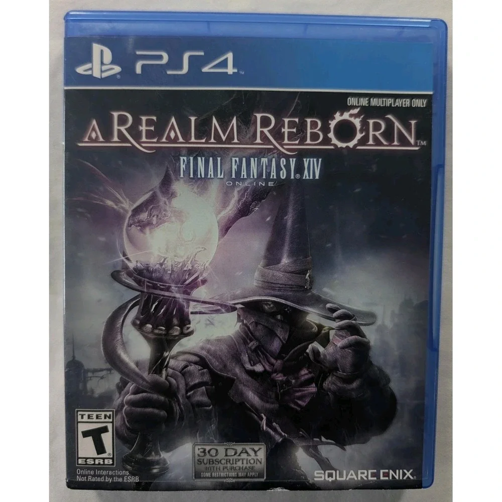 Final Fantasy XIV Online A Realm Reborn Sony PlayStation 4 No Manual Tested PS4
